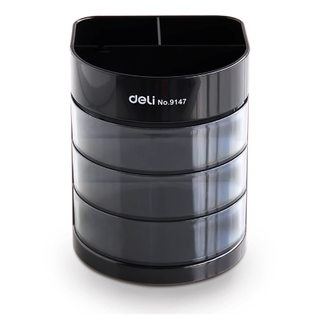 得力 9147 多功能笔筒（080201030）